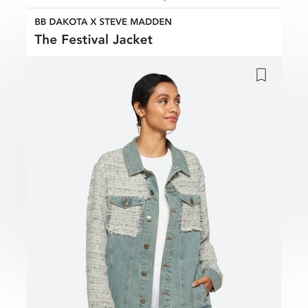 BB Dakota X Steve Madden The Festival Denim Trucker Jacket